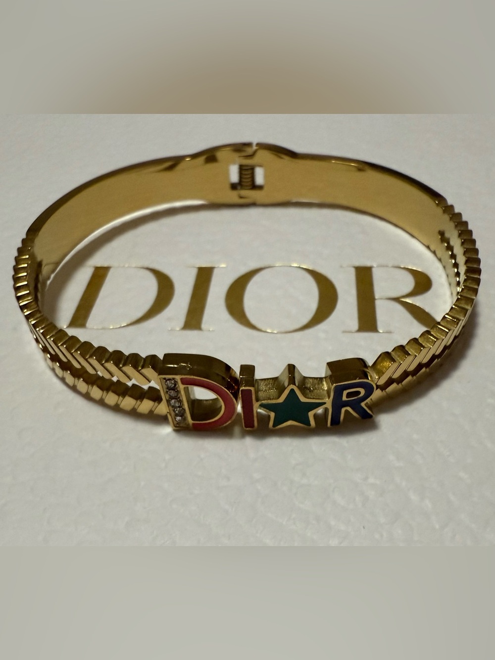 Luxurious High-End Jewelry Bracelet 'D' Letters
